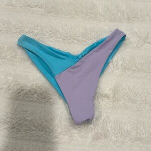 NWOT Roxy Blue and Purple Bikini Bottom